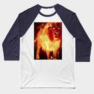 Blazing Lion Baseball T-Shirt